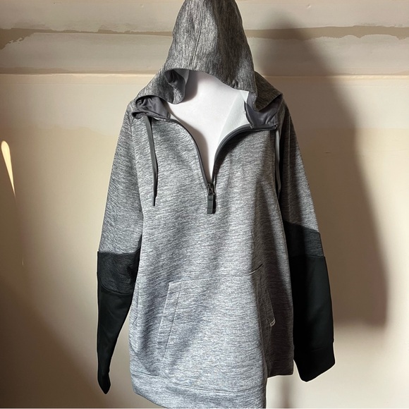 Men’s DSG Gray Fleece Hooded Sweatshirt size Large - Picture 4 of 6